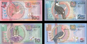 Suriname - Set of 4 - Foreign Paper Money